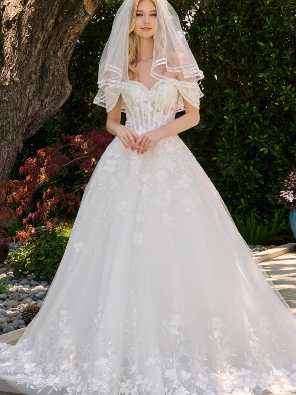 NEW OFF WHITE Sequin & Mesh Sweetheart Wedding Dress Formal GL3845